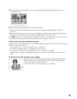 Предварительный просмотр 15 страницы Sony Alpha 100 User'S Manual / Troubleshooting