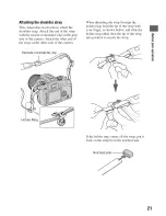 Предварительный просмотр 21 страницы Sony Alpha 100 User'S Manual / Troubleshooting