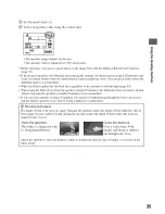 Предварительный просмотр 35 страницы Sony Alpha 100 User'S Manual / Troubleshooting