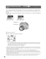 Предварительный просмотр 36 страницы Sony Alpha 100 User'S Manual / Troubleshooting