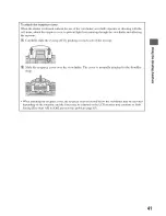 Предварительный просмотр 41 страницы Sony Alpha 100 User'S Manual / Troubleshooting