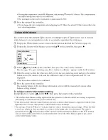 Предварительный просмотр 48 страницы Sony Alpha 100 User'S Manual / Troubleshooting