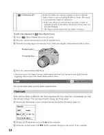 Предварительный просмотр 54 страницы Sony Alpha 100 User'S Manual / Troubleshooting