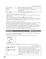 Предварительный просмотр 58 страницы Sony Alpha 100 User'S Manual / Troubleshooting