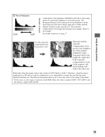 Предварительный просмотр 75 страницы Sony Alpha 100 User'S Manual / Troubleshooting