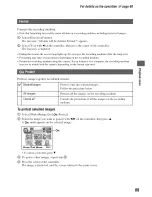 Предварительный просмотр 89 страницы Sony Alpha 100 User'S Manual / Troubleshooting