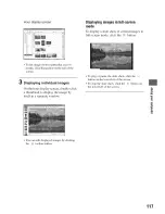 Preview for 117 page of Sony Alpha 100 User'S Manual / Troubleshooting