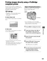 Предварительный просмотр 123 страницы Sony Alpha 100 User'S Manual / Troubleshooting