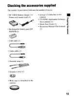 Предварительный просмотр 13 страницы Sony alpha 200 Instruction Manual