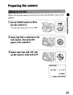 Предварительный просмотр 25 страницы Sony alpha 200 Instruction Manual