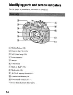 Предварительный просмотр 34 страницы Sony alpha 200 Instruction Manual