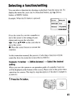 Предварительный просмотр 41 страницы Sony alpha 200 Instruction Manual