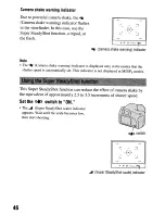 Предварительный просмотр 46 страницы Sony alpha 200 Instruction Manual