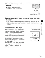 Предварительный просмотр 77 страницы Sony alpha 200 Instruction Manual