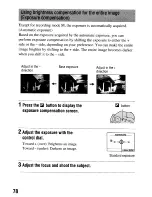 Предварительный просмотр 78 страницы Sony alpha 200 Instruction Manual