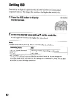 Предварительный просмотр 82 страницы Sony alpha 200 Instruction Manual