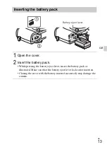 Предварительный просмотр 13 страницы Sony Alpha 5000 Instruction Manual