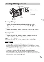 Предварительный просмотр 21 страницы Sony Alpha 5000 Instruction Manual