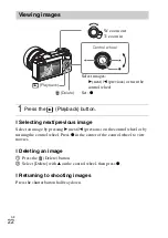 Предварительный просмотр 22 страницы Sony Alpha 5000 Instruction Manual