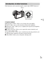 Предварительный просмотр 23 страницы Sony Alpha 5000 Instruction Manual