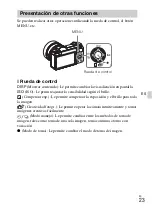 Предварительный просмотр 123 страницы Sony Alpha 5000 Instruction Manual