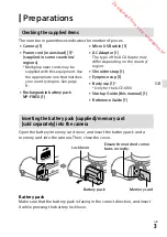 Предварительный просмотр 3 страницы Sony Alpha 6100 Startup Manual