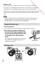 Предварительный просмотр 4 страницы Sony Alpha 6100 Startup Manual