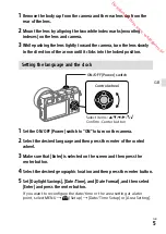 Предварительный просмотр 5 страницы Sony Alpha 6100 Startup Manual