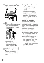 Предварительный просмотр 16 страницы Sony alpha 7 R IV Instruction Manual