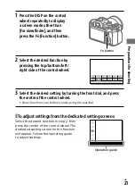 Предварительный просмотр 21 страницы Sony alpha 7 R IV Instruction Manual