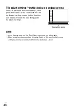 Предварительный просмотр 24 страницы Sony alpha 7 R IV Instruction Manual