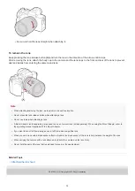 Предварительный просмотр 170 страницы Sony alpha 7 R IV Instruction Manual