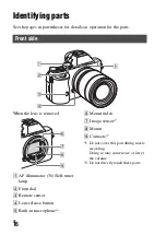 Preview for 16 page of Sony Alpha 7 Instruction Manual