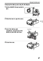 Предварительный просмотр 47 страницы Sony Alpha 7RII Instruction Manual