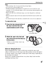 Предварительный просмотр 57 страницы Sony Alpha 7RII Instruction Manual