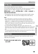 Preview for 101 page of Sony Alpha 99 Handbook