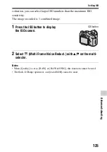 Preview for 125 page of Sony Alpha 99 Handbook