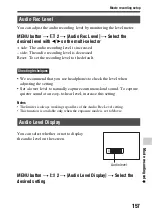 Preview for 157 page of Sony Alpha 99 Handbook