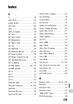 Preview for 239 page of Sony Alpha 99 Handbook