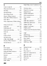 Preview for 240 page of Sony Alpha 99 Handbook