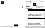 Предварительный просмотр 1 страницы Sony Alpha A68 Instruction Manual