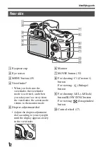 Предварительный просмотр 12 страницы Sony Alpha A68 Instruction Manual