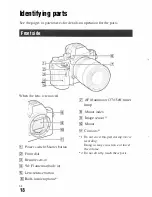 Предварительный просмотр 18 страницы Sony Alpha A7s2 Instruction Manual