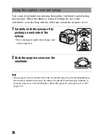 Preview for 26 page of Sony Alpha DSLR-A290 Instruction Manual