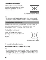 Preview for 46 page of Sony Alpha DSLR-A290 Instruction Manual