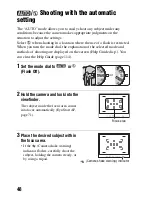 Preview for 48 page of Sony Alpha DSLR-A290 Instruction Manual