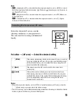 Preview for 73 page of Sony Alpha DSLR-A290 Instruction Manual