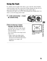 Preview for 75 page of Sony Alpha DSLR-A290 Instruction Manual