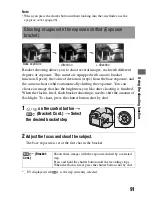 Preview for 91 page of Sony Alpha DSLR-A290 Instruction Manual