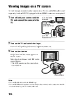 Preview for 104 page of Sony Alpha DSLR-A290 Instruction Manual